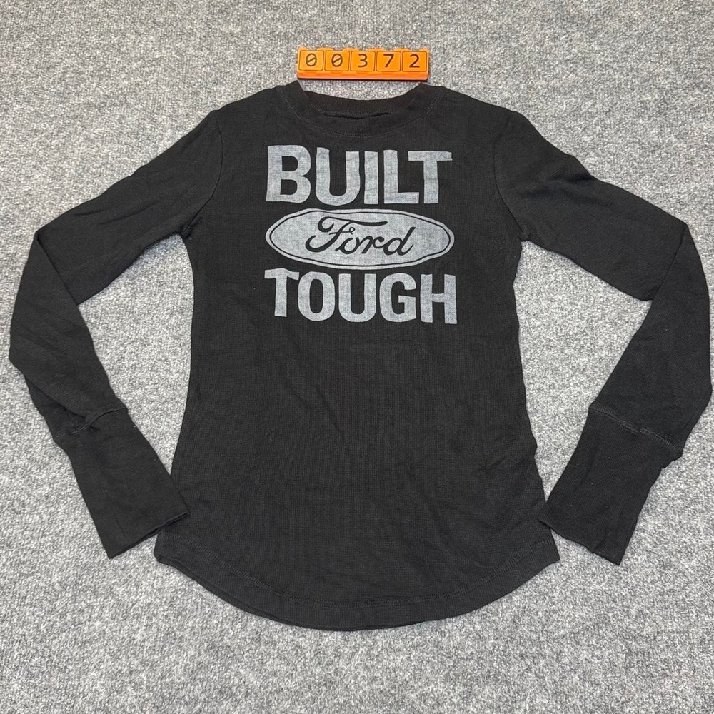 Ford Built Ford Tough black long sleeve cotton & polyester shirt